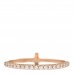 18K Rose Gold Diamond T Wire Pave Ring 47 4
