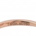 18K Rose Gold Diamond Paloma's Graffiti Love Ring 53 6.5