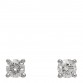 Platinum Diamond .22ctw Solitaire Earrings