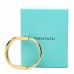 18K Yellow Gold Tiffany Lock Bangle Bracelet