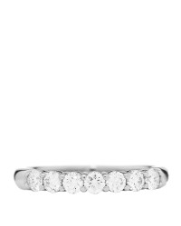 Platinum Diamond 3mm Embrace Half Circle Band Ring 54 7