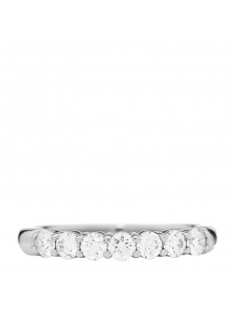 Platinum Diamond 3mm Embrace Half Circle Band Ring 54 7