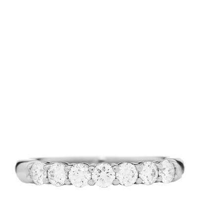 Platinum Diamond 3mm Embrace Half Circle Band Ring 54 7