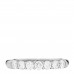 Platinum Diamond 3mm Embrace Half Circle Band Ring 54 7