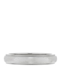 Platinum 4mm Together Milgrain Wedding Band Ring 58 8.25