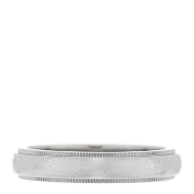 Platinum 4mm Together Milgrain Wedding Band Ring 58 8.25