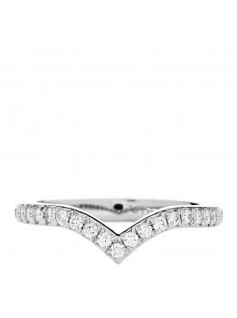 Platinum Diamond Soleste V Band Ring 46 3.75
