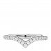 Platinum Diamond Soleste V Band Ring 46 3.75