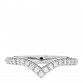 Platinum Diamond Soleste V Band Ring 46 3.75