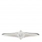 Platinum Diamond .20ct Solitaire Engagement Ring 48 4.5