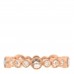18K Rose Gold Diamond Narrow Cobblestone Band Ring 47 4