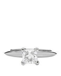 Platinum Diamond 1.02ct Solitaire Engagement Ring 51 5.75
