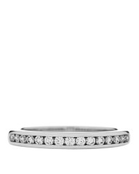 Platinum Diamond .25ctw Half Circle Wedding Band Ring 46 3.75