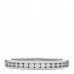 Platinum Diamond .25ctw Half Circle Wedding Band Ring 46 3.75