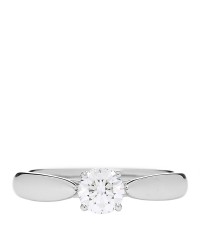 Platinum Diamond .35ct Harmony Solitaire Engagement Ring 47 4