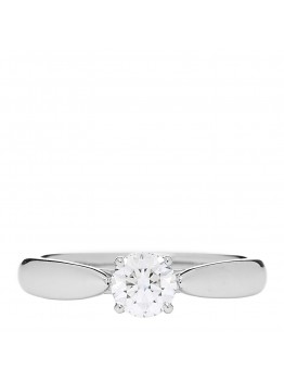 Platinum Diamond .35ct Harmony Solitaire Engagement Ring 47 4