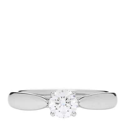 Platinum Diamond .35ct Harmony Solitaire Engagement Ring 47 4