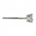 Platinum Diamond .34ctw Solitaire Earrings