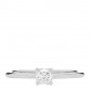 Platinum Diamond .23ct Princess Cut Engagement Ring  49 5