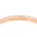 18K Rose Gold Diamond T Hinged Bangle Bracelet