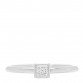 Platinum Diamond .15ct Princess Cut Diamond Engagement Ring 49 4.75