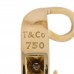 18K Yellow Gold Diamond .73ctw Inside-Out Hoop Earrings