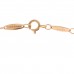 18K Rose Gold Elsa Peretti Mini Alphabet C Pendant
