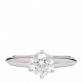 Platinum Diamond .81ct Solitaire Engagement Ring 48 4.5