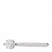 Platinum Diamond .20ct Solitaire Engagement Ring 48 4.5