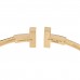 18K Yellow Gold Diamond T Wire Pave Bracelet