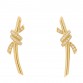 18K Yellow Gold Diamond Tiffany Knot Earrings