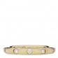 18K Yellow Gold Diamond Stacking Band Ring 47 4.25