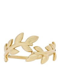 18K Yellow Gold Paloma Picasso Olive Leaf Bypass Ring 58 8.5