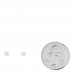 Platinum Diamond .34ctw Solitaire Earrings