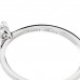Platinum Diamond .23ct Princess Cut Engagement Ring  49 5