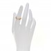 18K Rose Gold Narrow T True Ring 50 5.5