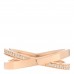 18K Rose Gold Diamond Atlas X Narrow Ring 52 6