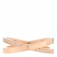 18K Rose Gold Diamond Atlas X Narrow Ring 52 6