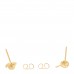 18K Yellow Gold Diamond Tiffany Knot Earrings