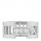 18K White Gold Diamond Open Atlas Ring 50 5.25
