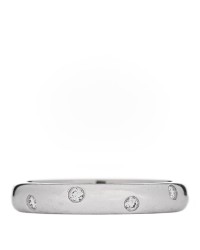 Platinum Diamond 3mm Etoile Band Ring 48 4.5