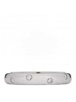 Platinum Diamond 3mm Etoile Band Ring 48 4.5