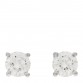 Platinum Diamond .30ctw Solitaire Earrings