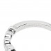 Platinum Diamond Jazz Graduated Band Ring 49 5