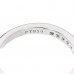 Platinum Diamond .25ctw Half Circle Wedding Band Ring 46 3.75