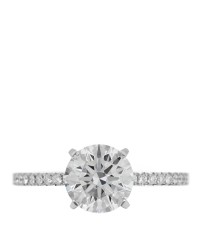 Platinum Diamond 1.58ct True Engagement Ring 51 5.75