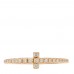 18K Rose Gold Diamond T Wire Pave Ring 48 4.5