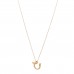 18K Rose Gold Elsa Peretti Mini Alphabet C Pendant