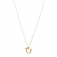 18K Rose Gold Elsa Peretti Mini Alphabet C Pendant