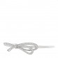 18K White Gold Diamond Medium Bow Cuff Bracelet
